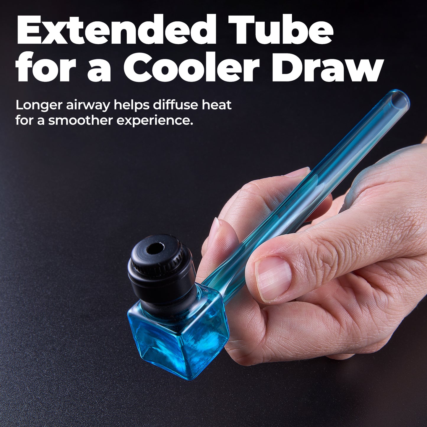Mini Metal & Glass Pipe – Easy to Clean
