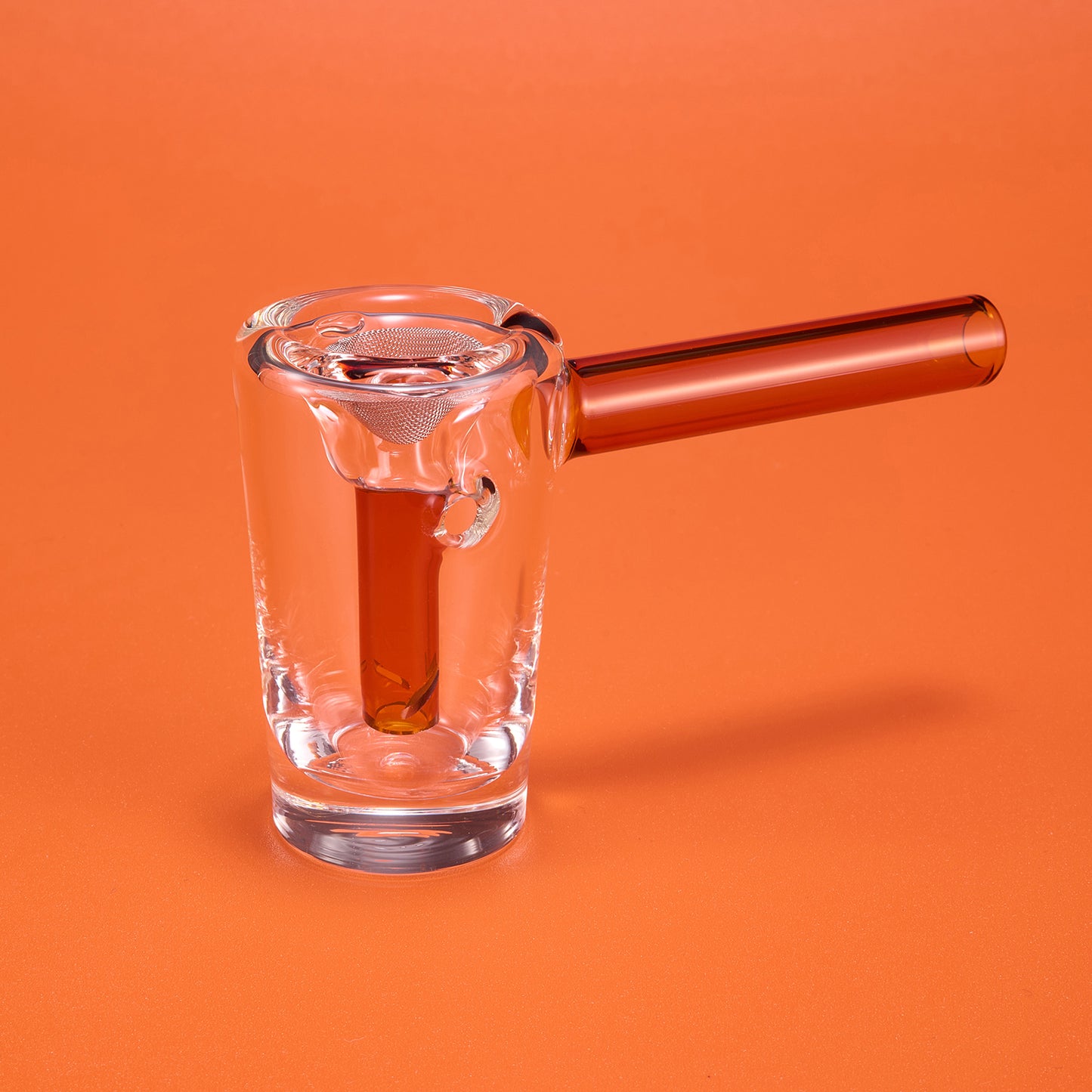 WANNTO 2-in-1 Pocket Glass Bubbler Pipe | Heat-Resistant Borosilicate Mini Bong & Dry Pipe | Side Airflow Control, Full Accessory Kit & Protective Case - Green